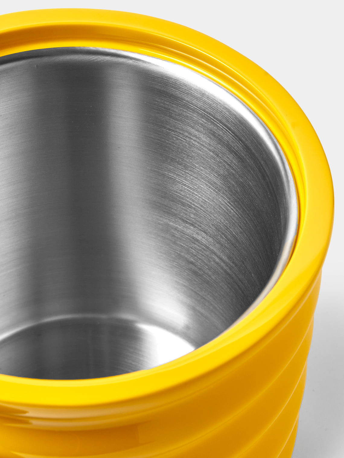 The Lacquer Company - Wiggle Lacquered Ice Bucket - Yellow - ABASK
