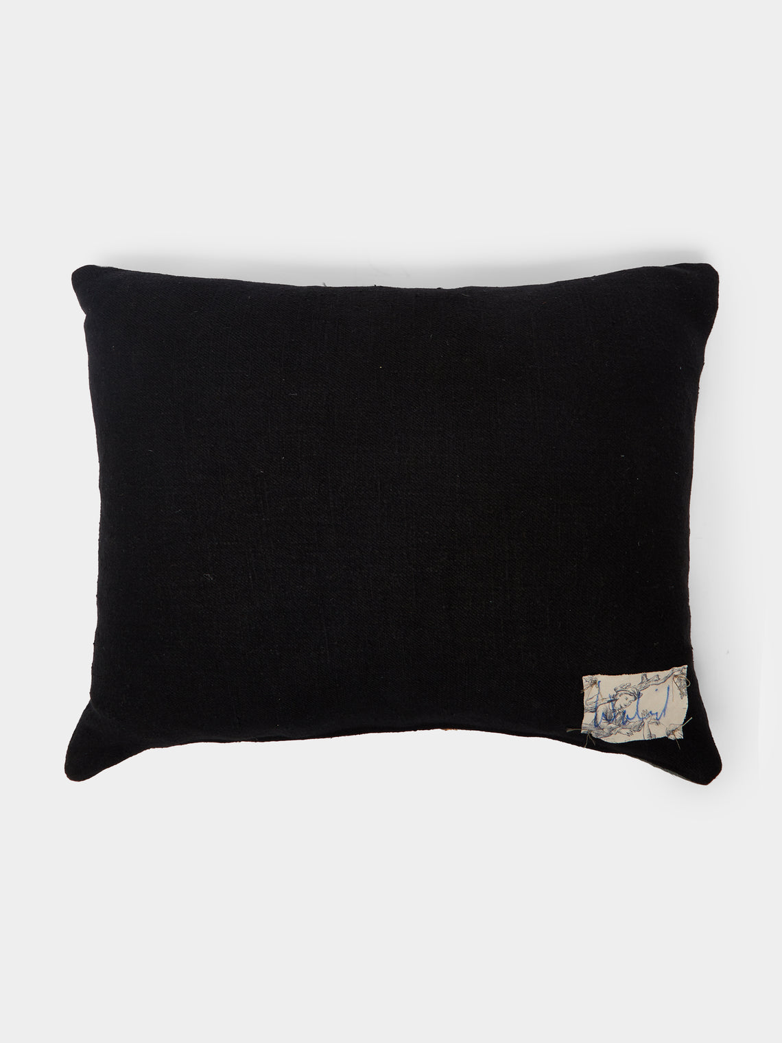 By Walid - 19th-Century Needlepoint Wool Cushion -  - ABASK