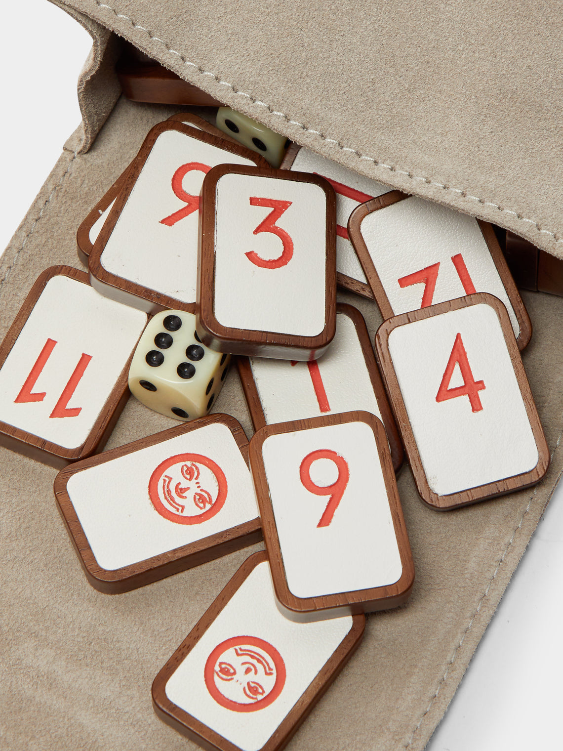 Giobagnara - Leather Rummikub Set - Yellow - ABASK