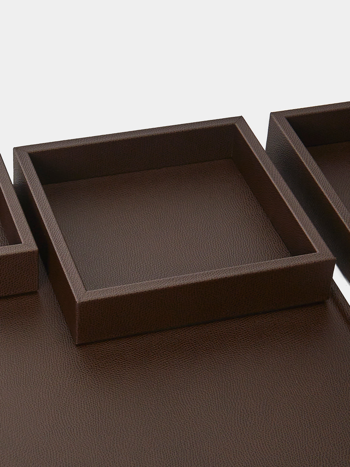 Pinetti - Florida Leather Desk Set - Brown - ABASK