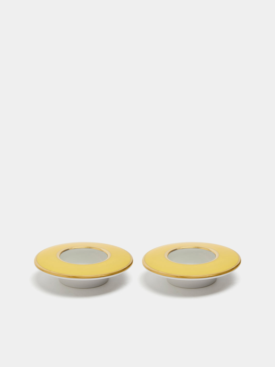 Augarten - Hand-Painted Porcelain Tealight Holders (Set of 2) -  - ABASK