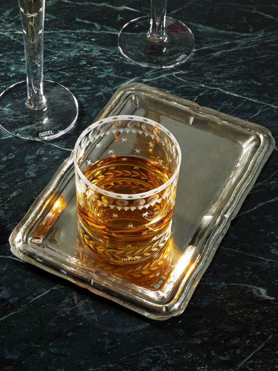 Antique and Vintage - 1900s Solid Silver Tray -  - ABASK