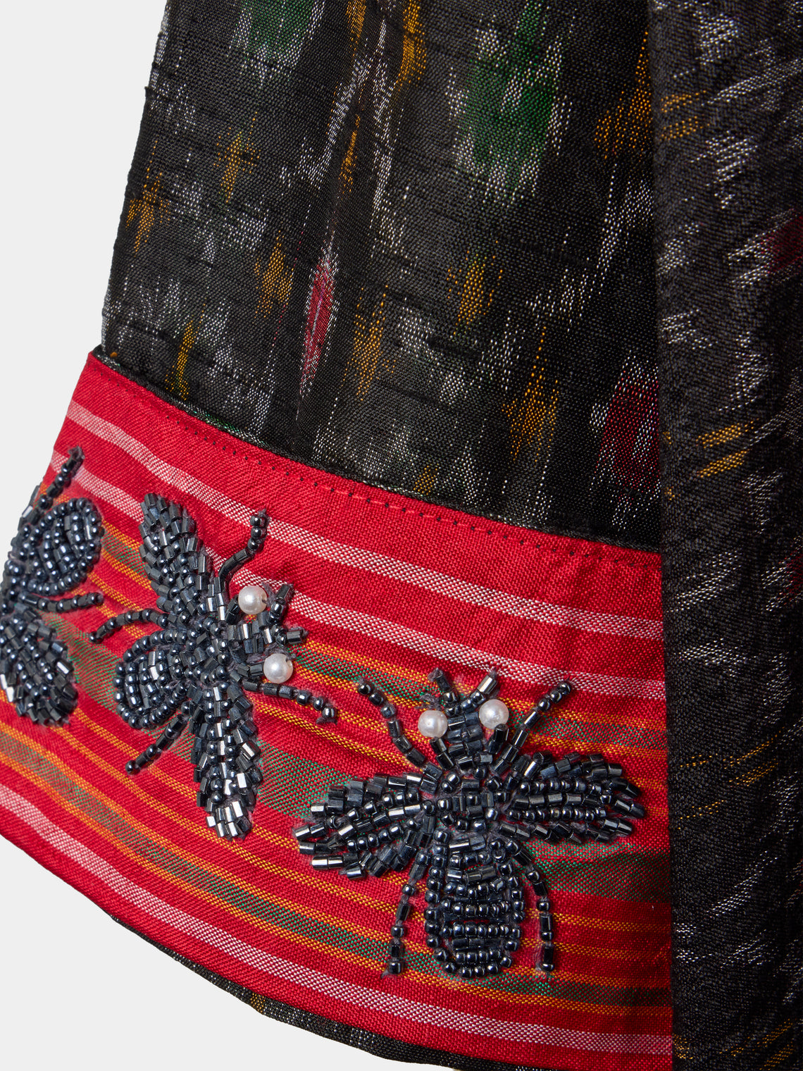 Nazzy Beglari - Women's Hand-Loomed Ikat Silk Robe | One Size - Multiple - ABASK