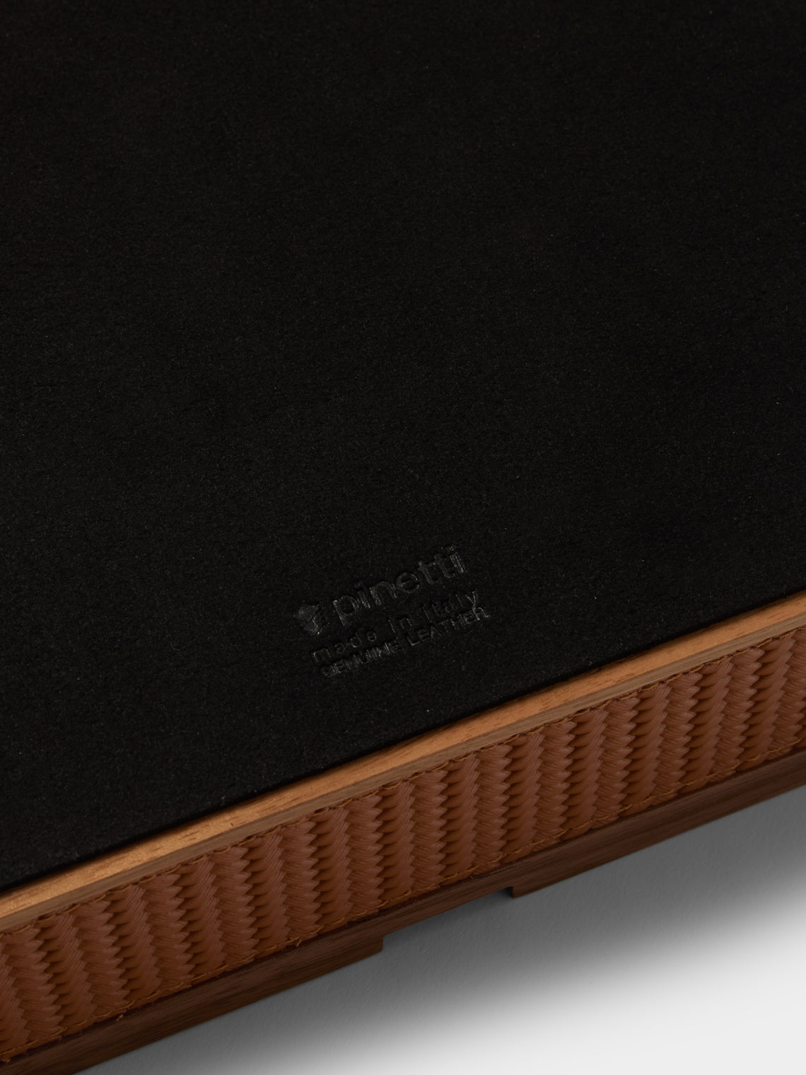 Pinetti - Astrea Leather Small Storage Box - camel - ABASK