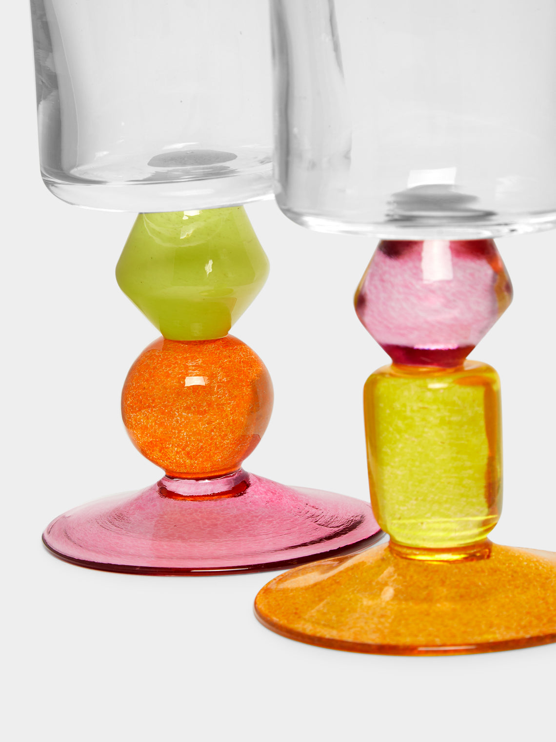 Gather - Miami Hand-Blown Wine Glasses (Set of 2) -  - ABASK