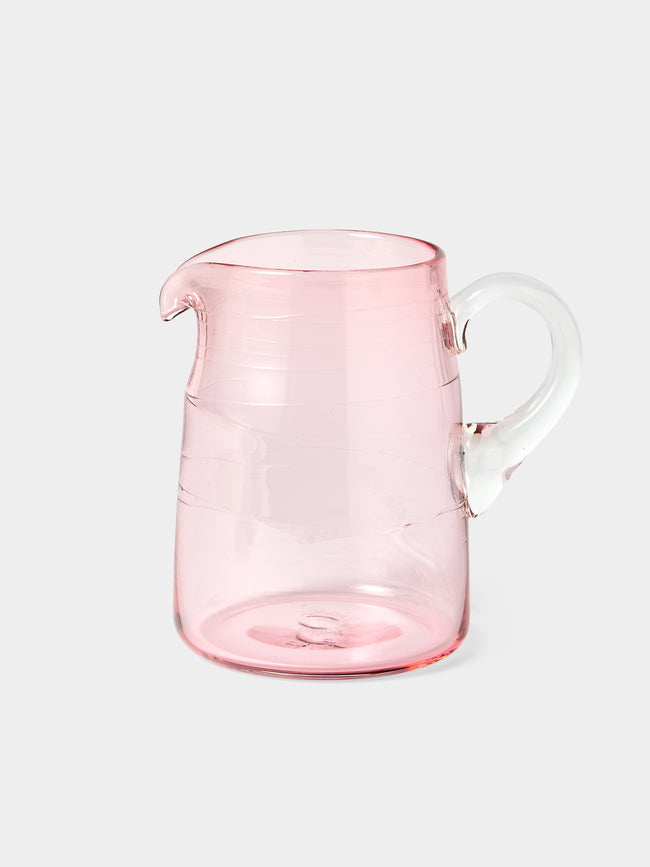 Michael Ruh - Spring Fade Hand-Blown Glass Pitcher - Pink - ABASK - 