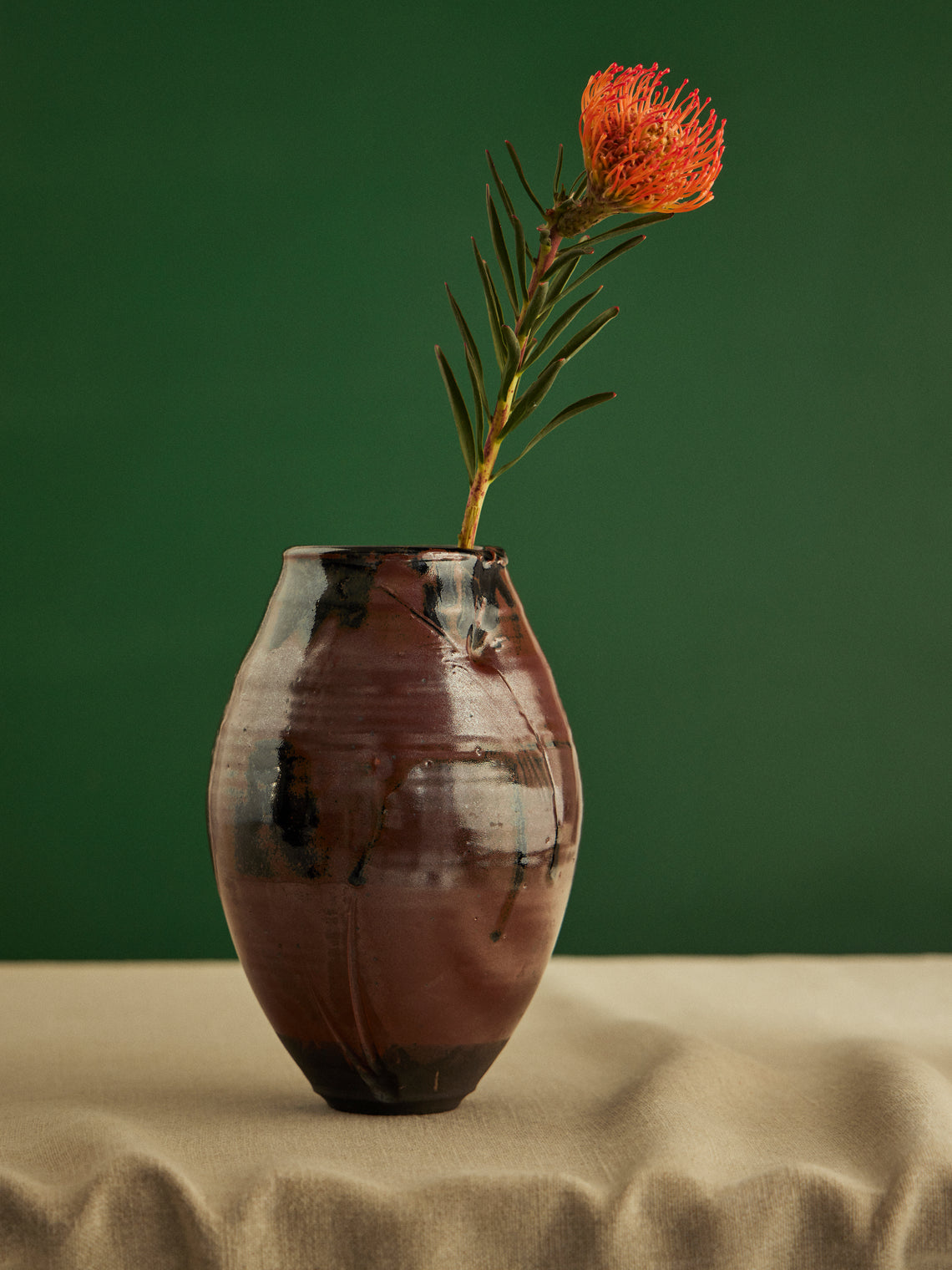 Antique and Vintage - 1950s French Ceramic Vase -  - ABASK