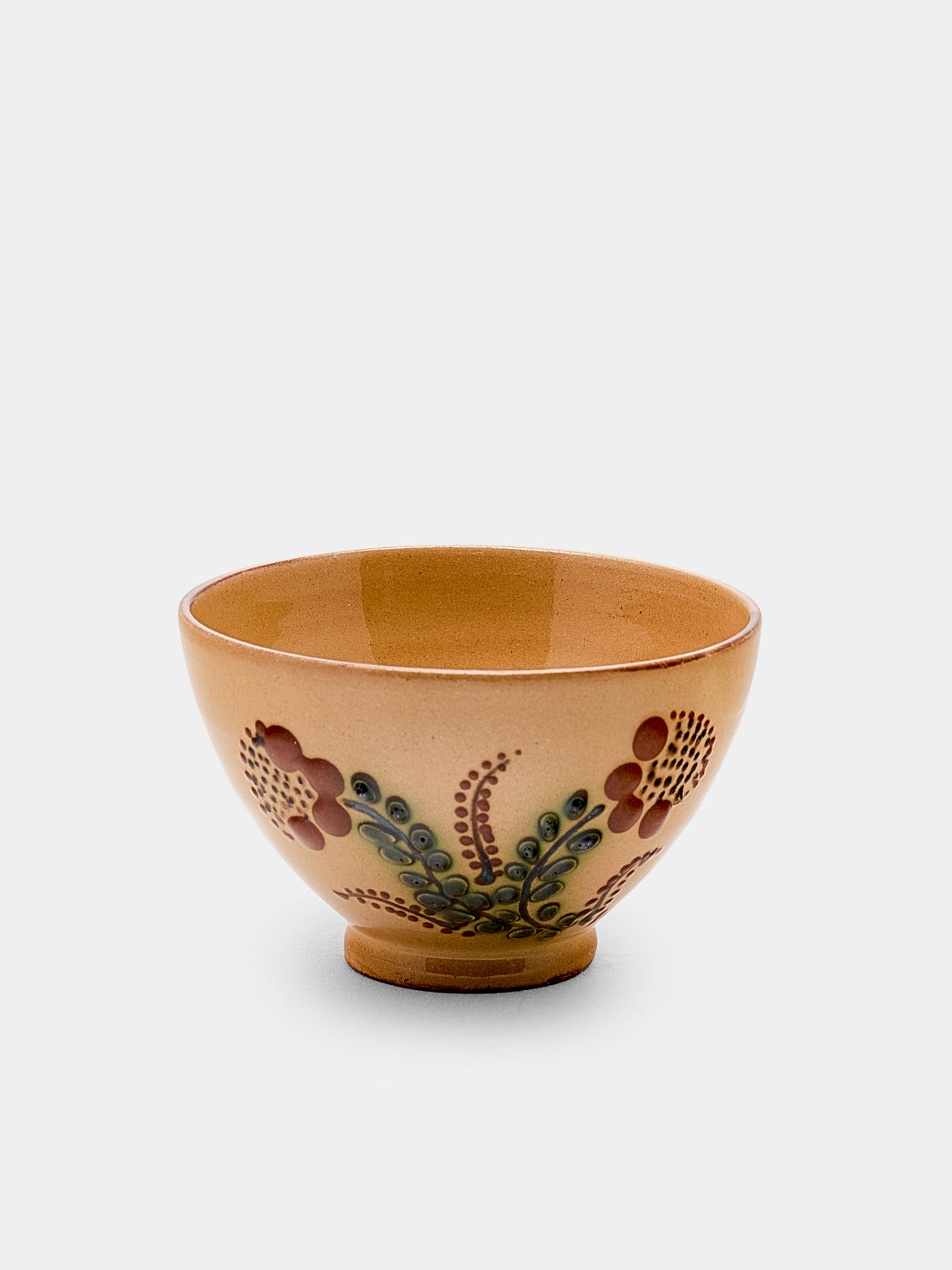 Poterie d’Évires - Flowers Hand-Painted Ceramic Petit Bowls (Set of 6) - Cream - ABASK