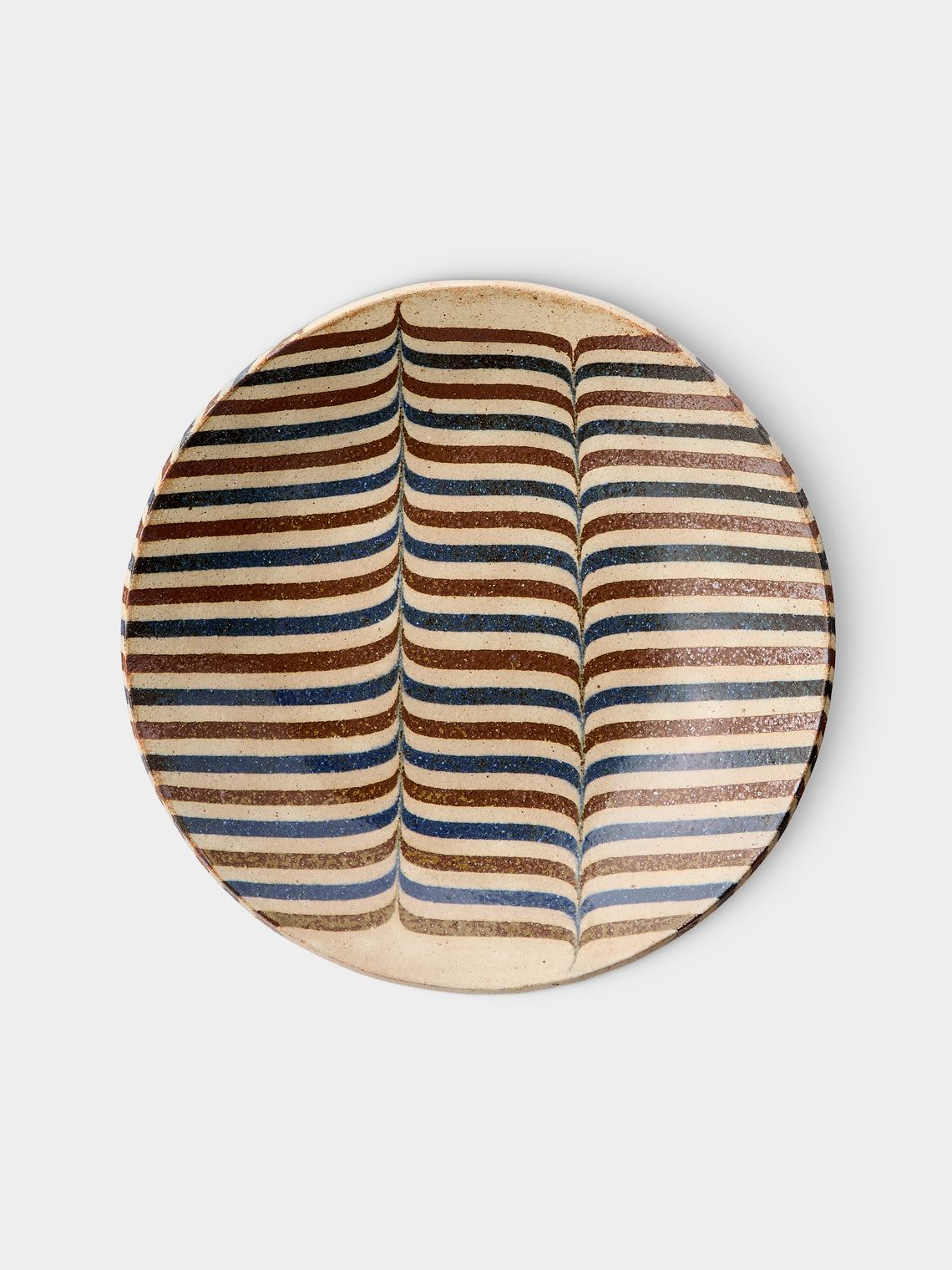 Makidani-gama - No. 3 Nerikomi Ceramic Plates – 8in/21cm (Set of 5) - Multiple - ABASK