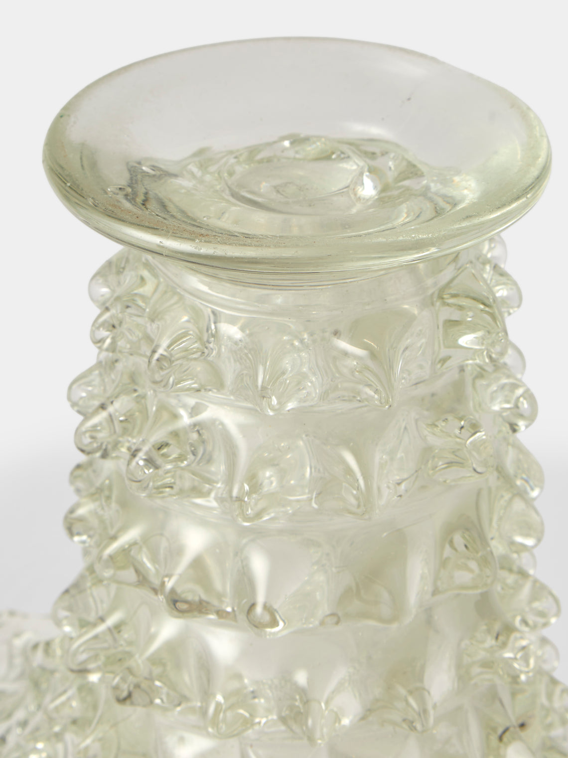 Antique and Vintage - 1970 Ercole Barovier Vase - Clear - ABASK