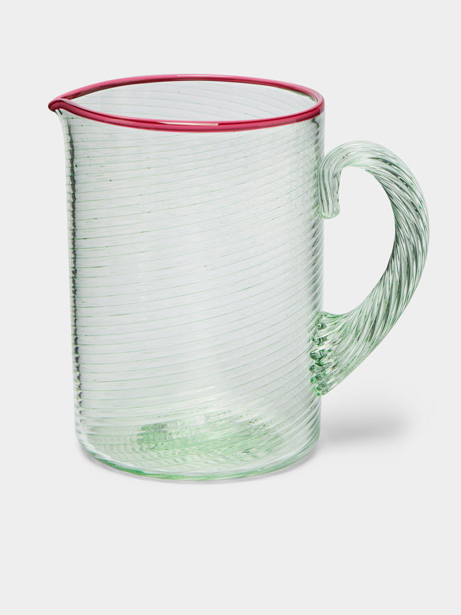 Giberto - Fizzy Hand-Blown Murano Glass Jug -  - ABASK - 
