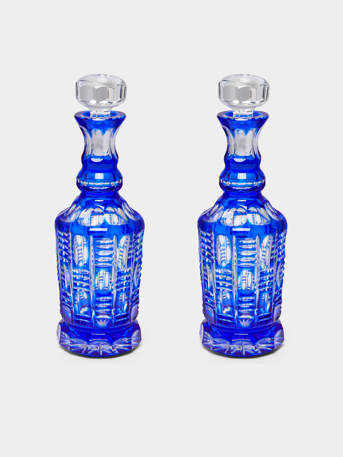 Antique and Vintage - 1950s Cut Crystal Decanters (Set of 2) -  - ABASK