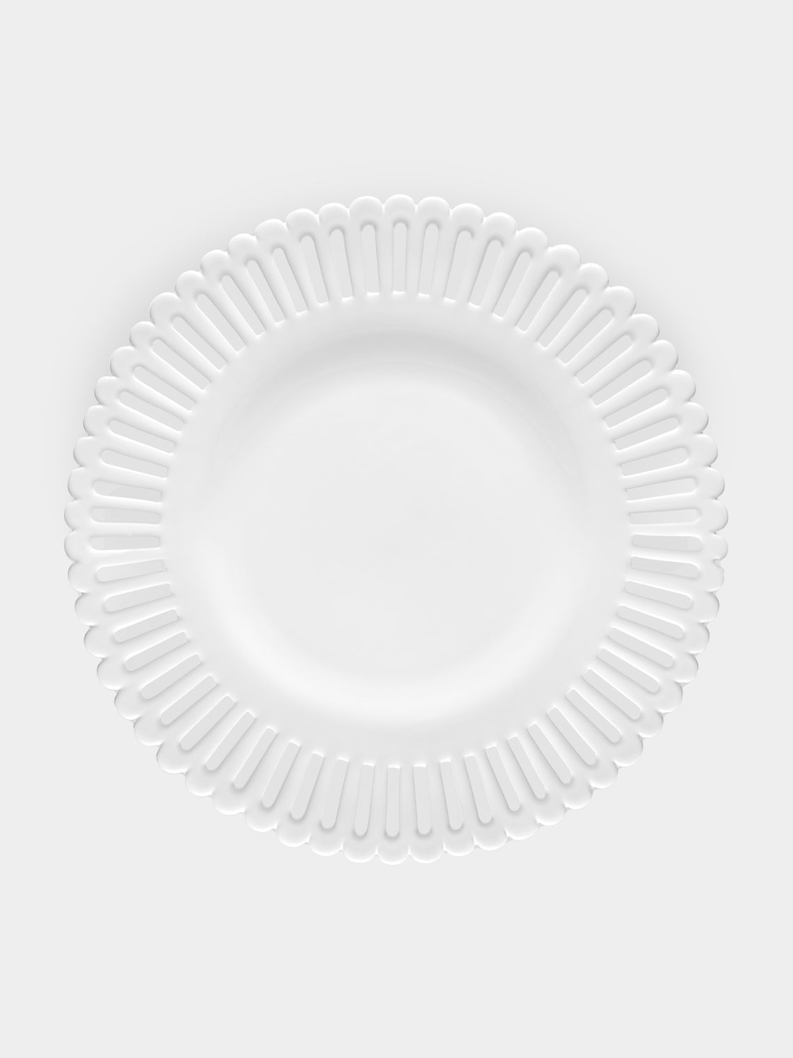 Bourg Joly Malicorne - Bourg-Joly Openwork Ceramic Charger Plate -  - ABASK - 
