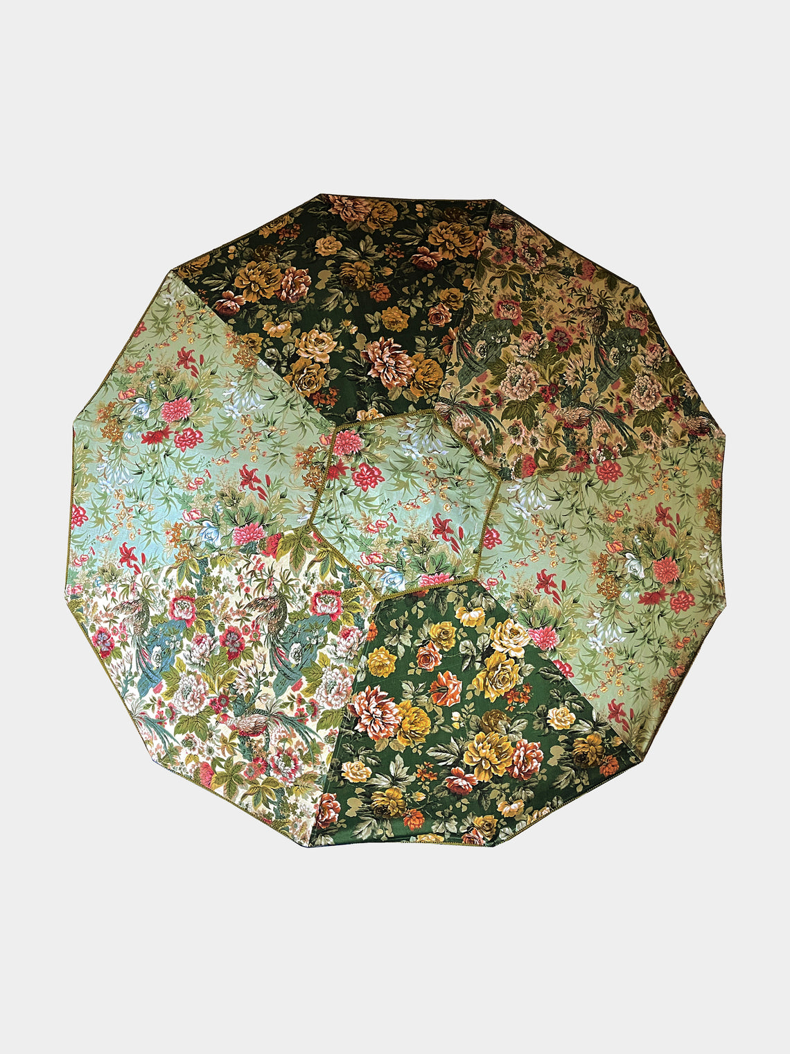 Sunbeam Jackie - Danu Vintage-Cotton Parasol - Green - ABASK