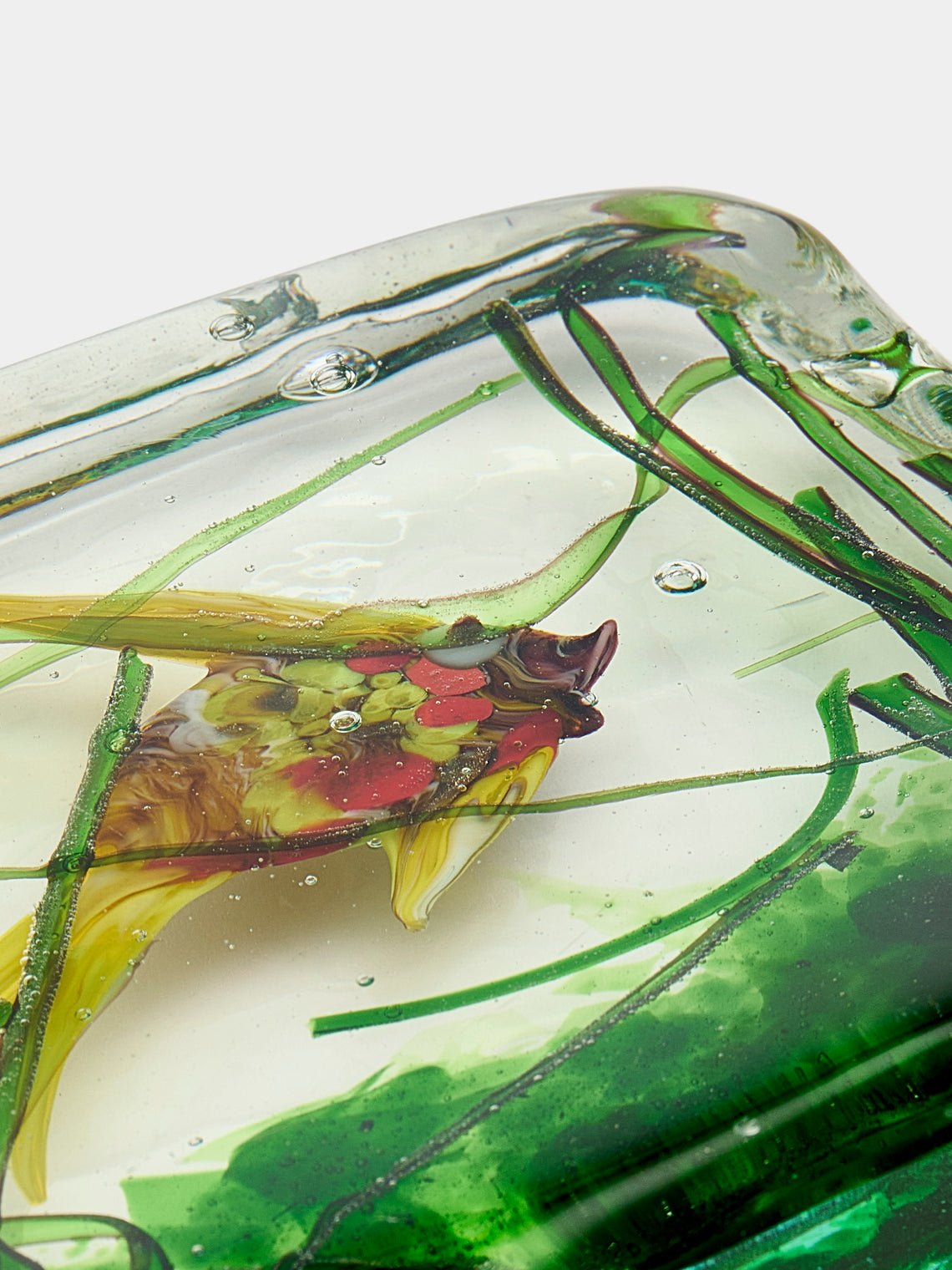 Antique and Vintage - 1940s Alfredo Barbini for Cenedese Fish Murano Glass Paperweight - Multiple - ABASK