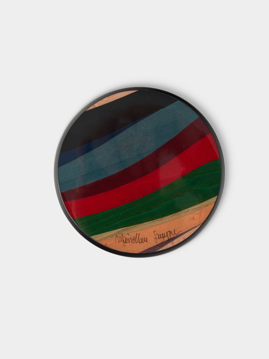 Mastellone Giuseppe - Wood Inlay Coasters (Set of 6) - Multiple - ABASK