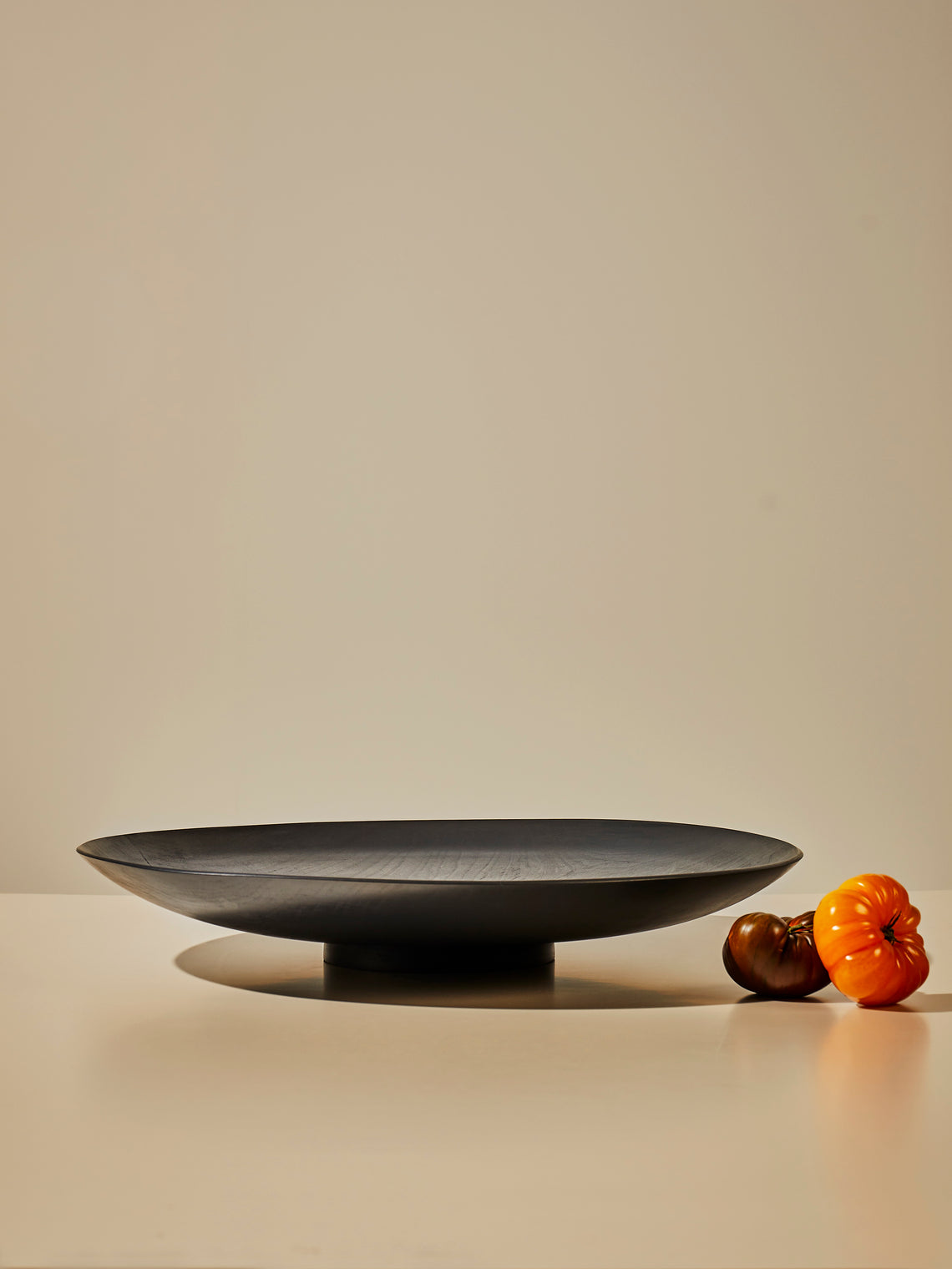 Abigail Castaneda - Wood Stitched Bowl on Plinth - Black - ABASK