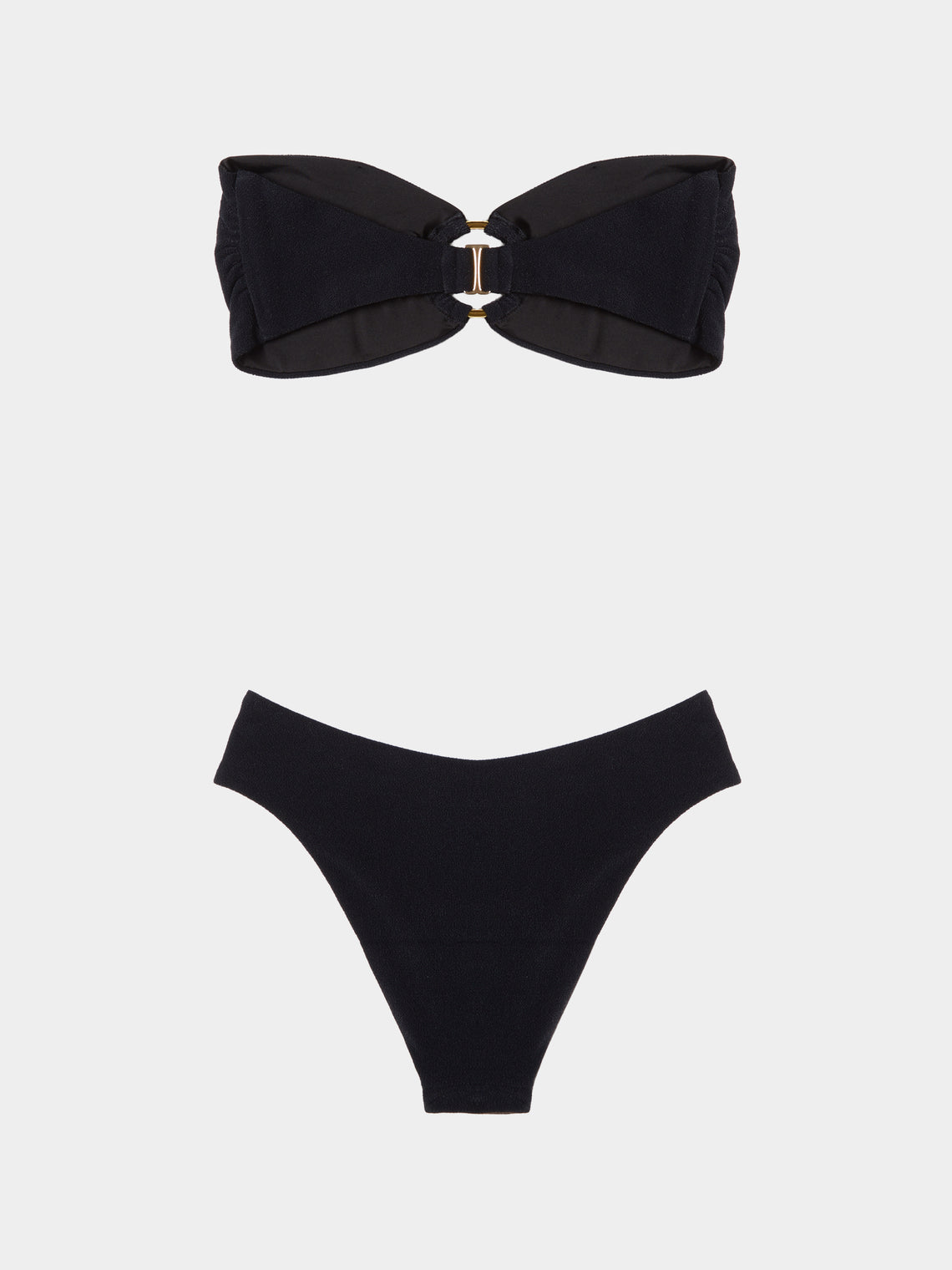 Sara Cristina - Weave Strapless Bikini - Black - ABASK