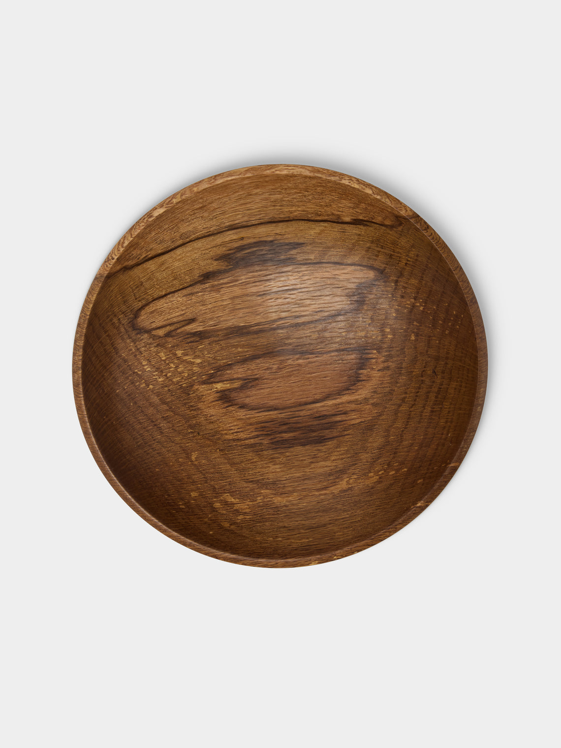 Thursday Furniture - Hand-Turned Oak Bowl - Brown - ABASK