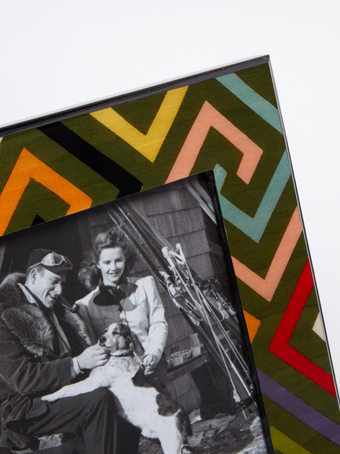 Biagio Barile - Labyrinth Wood Inlay Photo Frame -  - ABASK