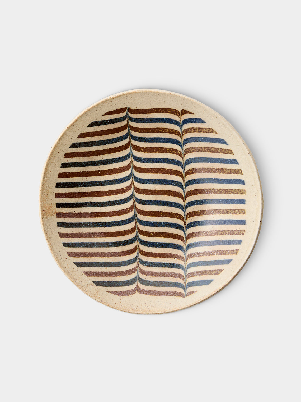 Makidani-gama - No. 1 Nerikomi Ceramic Plates – 8.5in/22cm (Set of 6) - Multiple - ABASK - 