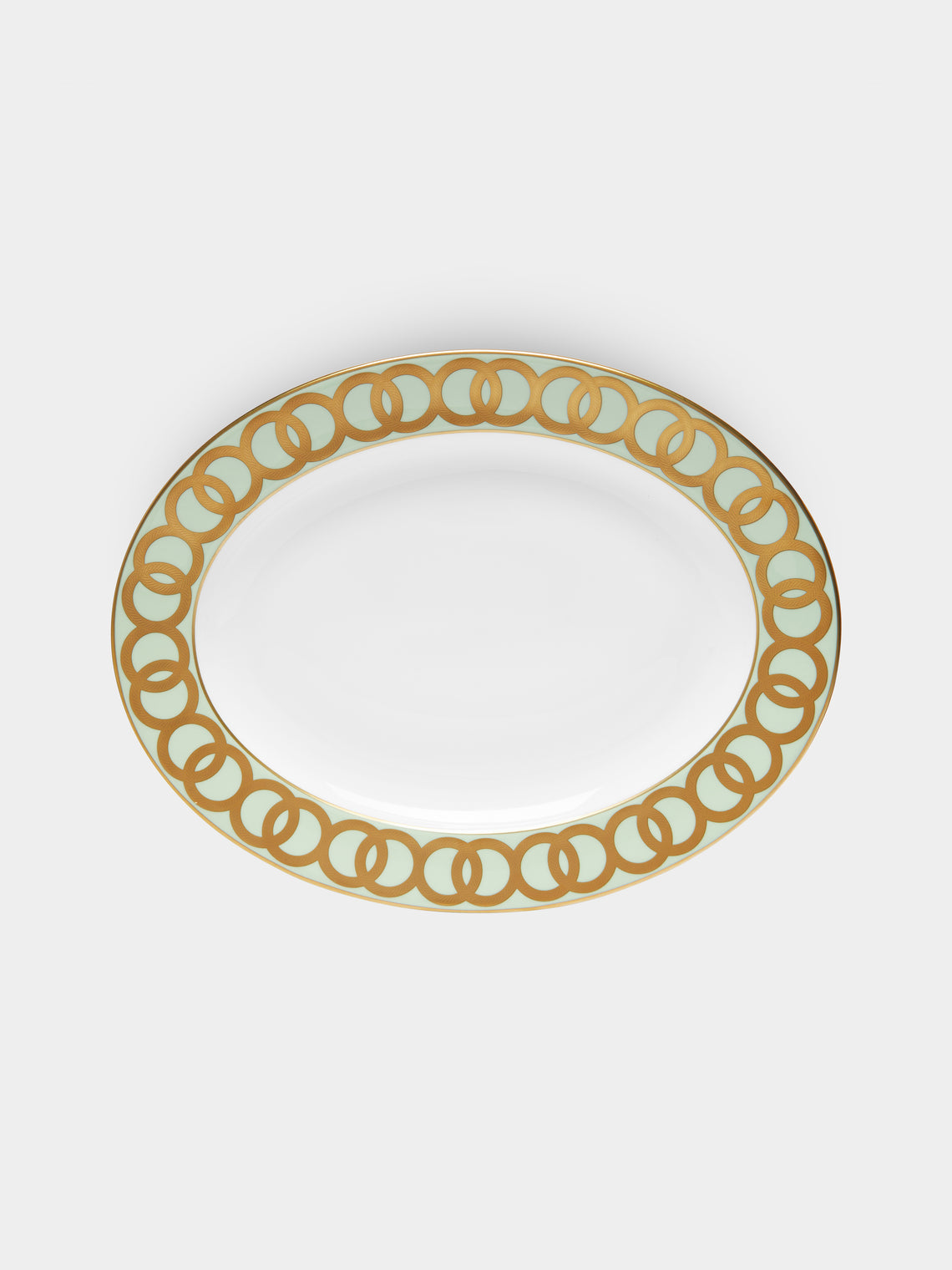 Royal Crown Derby - Riviera Dream Hand-Painted Bone China Oval Platter -  - ABASK - 