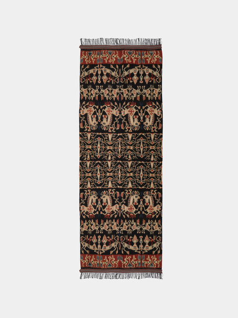 R Collective - Echoes of the Divine Ikat Cotton Bed Blanket (126in/3.2m) - Multiple - ABASK - 