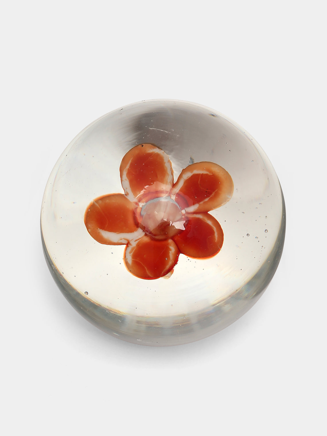Antique and Vintage - 1960s Venini Murano Paperweight - Clear - ABASK