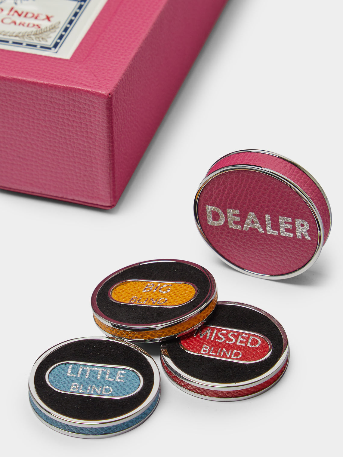 Geoffrey Parker - Leather Poker Set -  - ABASK