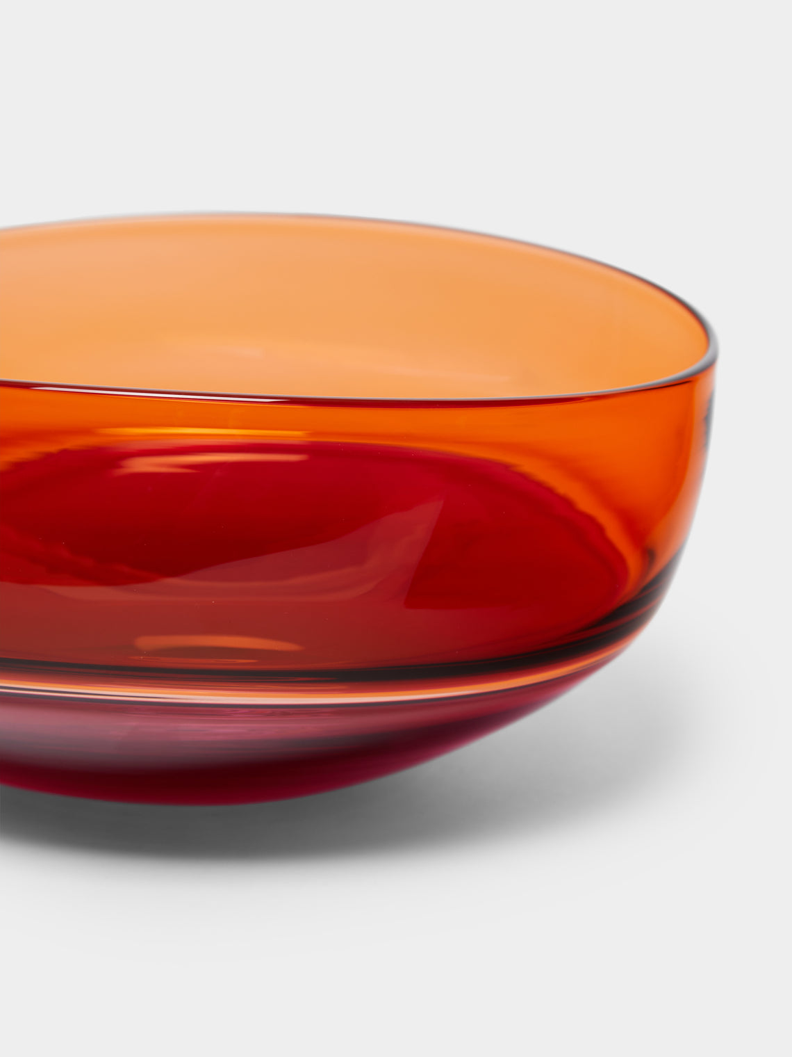 Stewart Hearn - Oval Encalmo Hand-Blown Glass Small Bowl -  - ABASK
