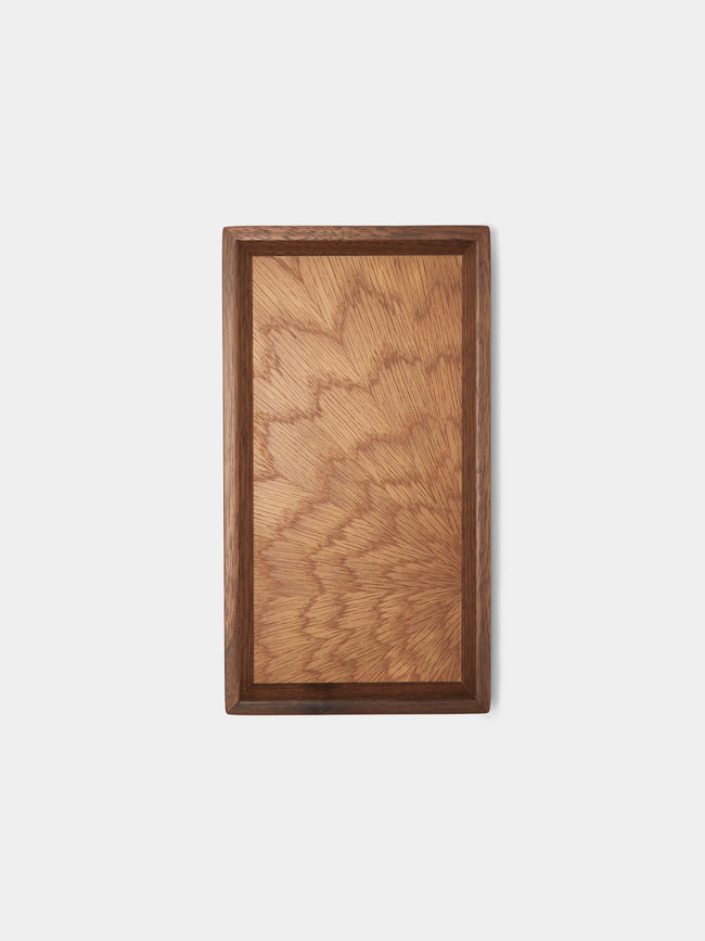 Mori Kougei - Poke Oak Cutlery Tray (10.5in/26.5cm) - Brown - ABASK - 