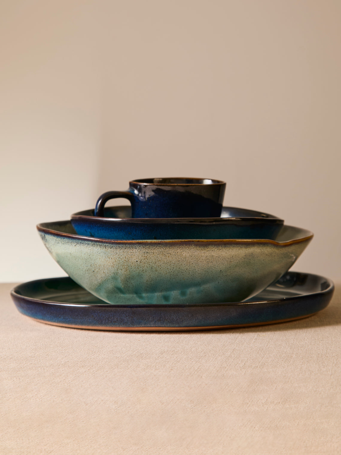 Mervyn Gers Ceramics - Hand-Glazed Ceramic Large Bowl -  - ABASK