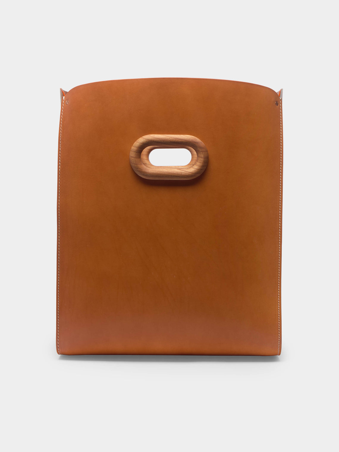 Otis Ingrams - Ample Leather Small Storage Basket -  - ABASK