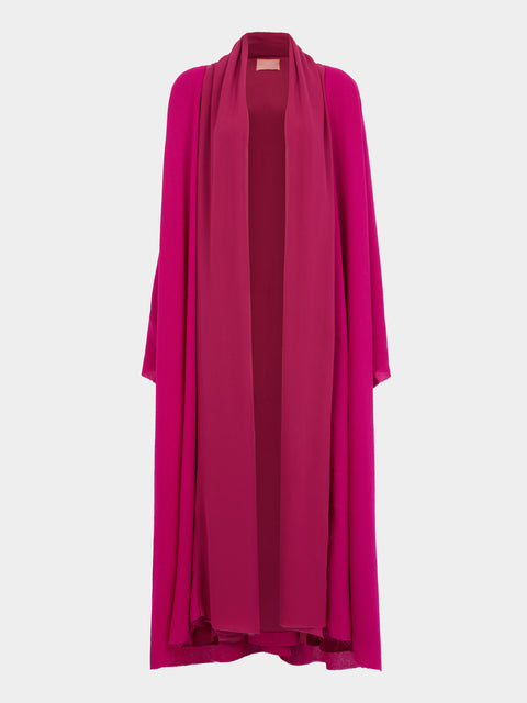 Marta Ferri - Women's Bugatti Wool Robe | Size: M/L - Red - ABASK - 