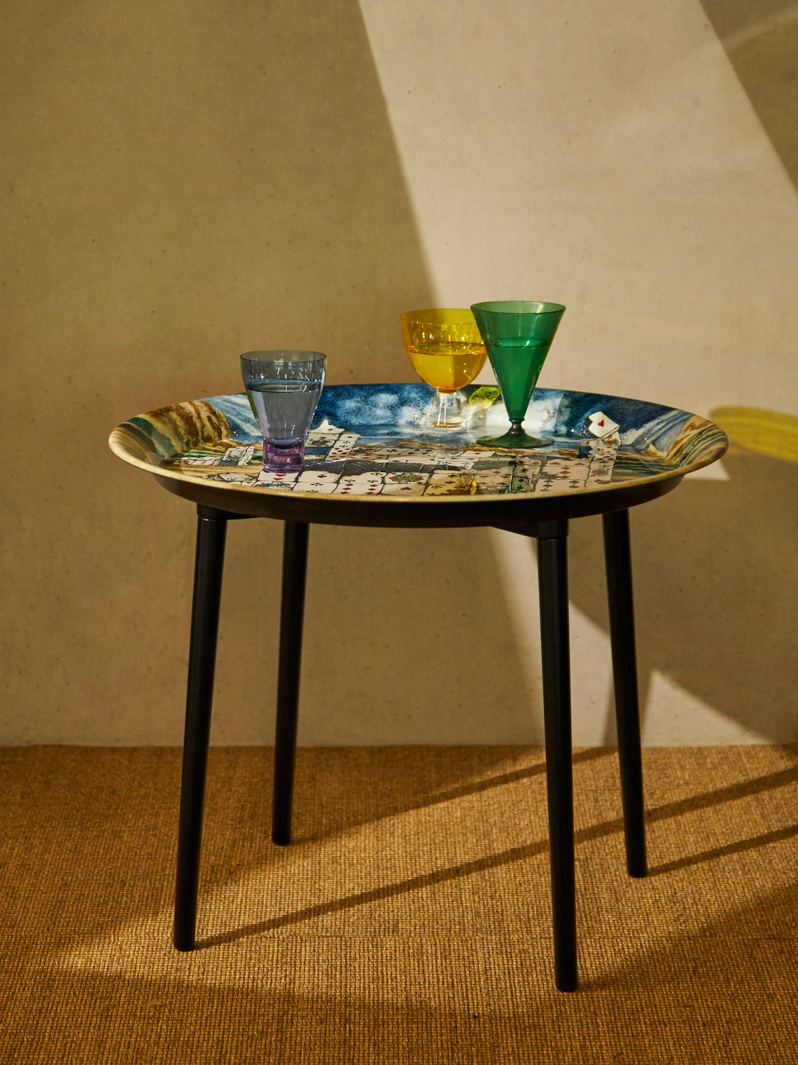 Fornasetti - Wood and Iron Tray Stand -  - ABASK
