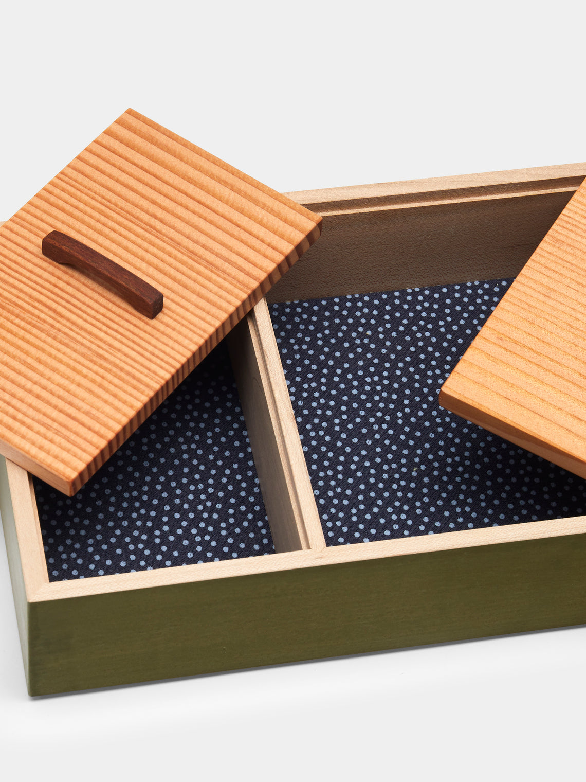 Matthew Kenney - Wood Desk Tidy - Olive - ABASK