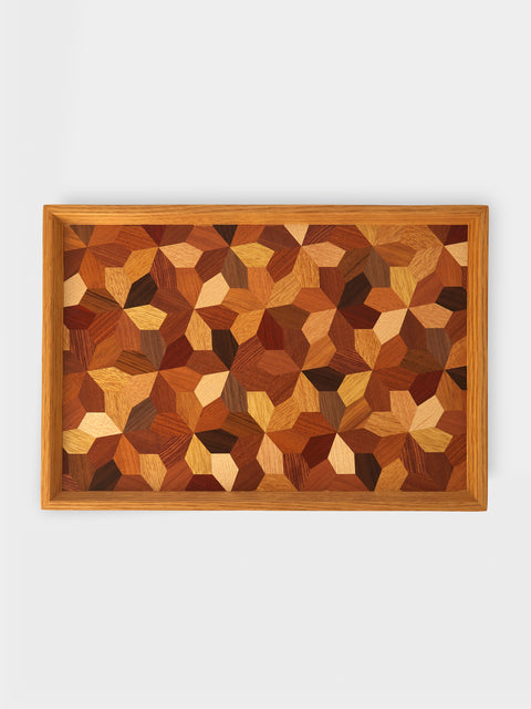 Mori Kougei - Poke Wood Rectangular Tray -  - ABASK - 
