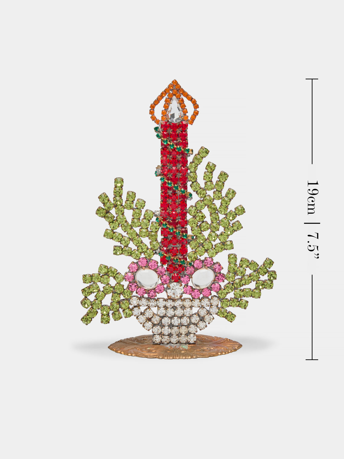 Antique and Vintage - 1930s Czech Jewelled Small Christmas Tree -  - ABASK