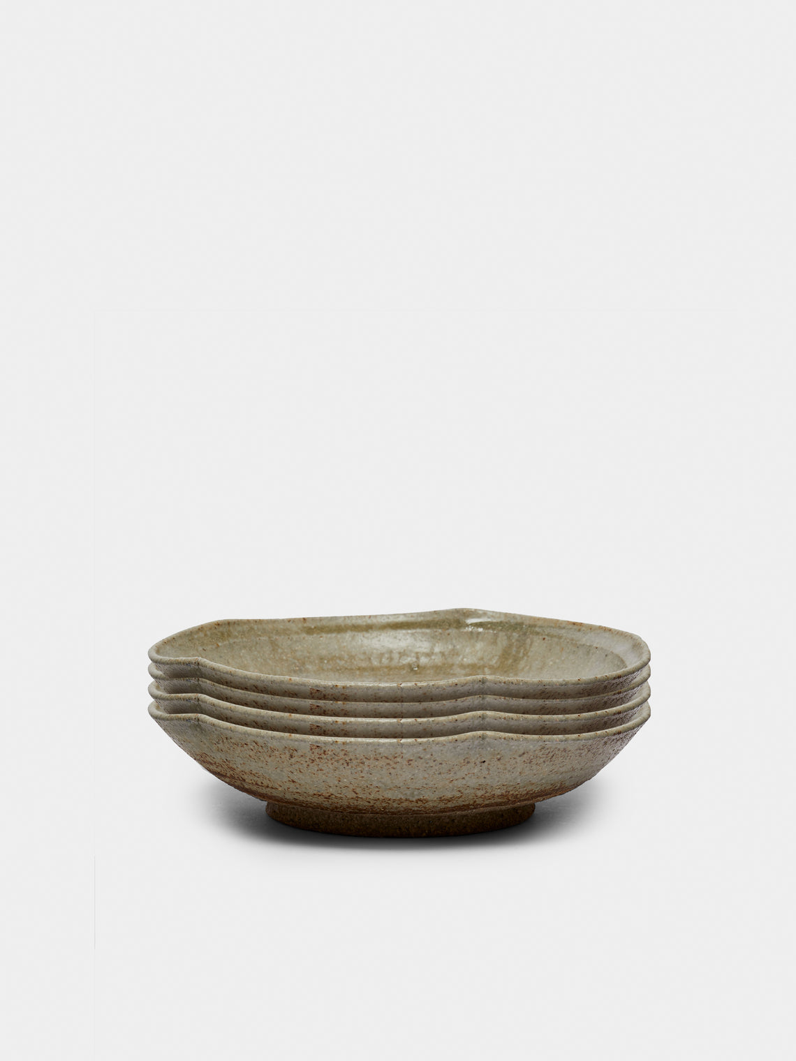 Ingot Objects - Ash-Glazed Ceramic Small Dishes (Set of 4) -  - ABASK