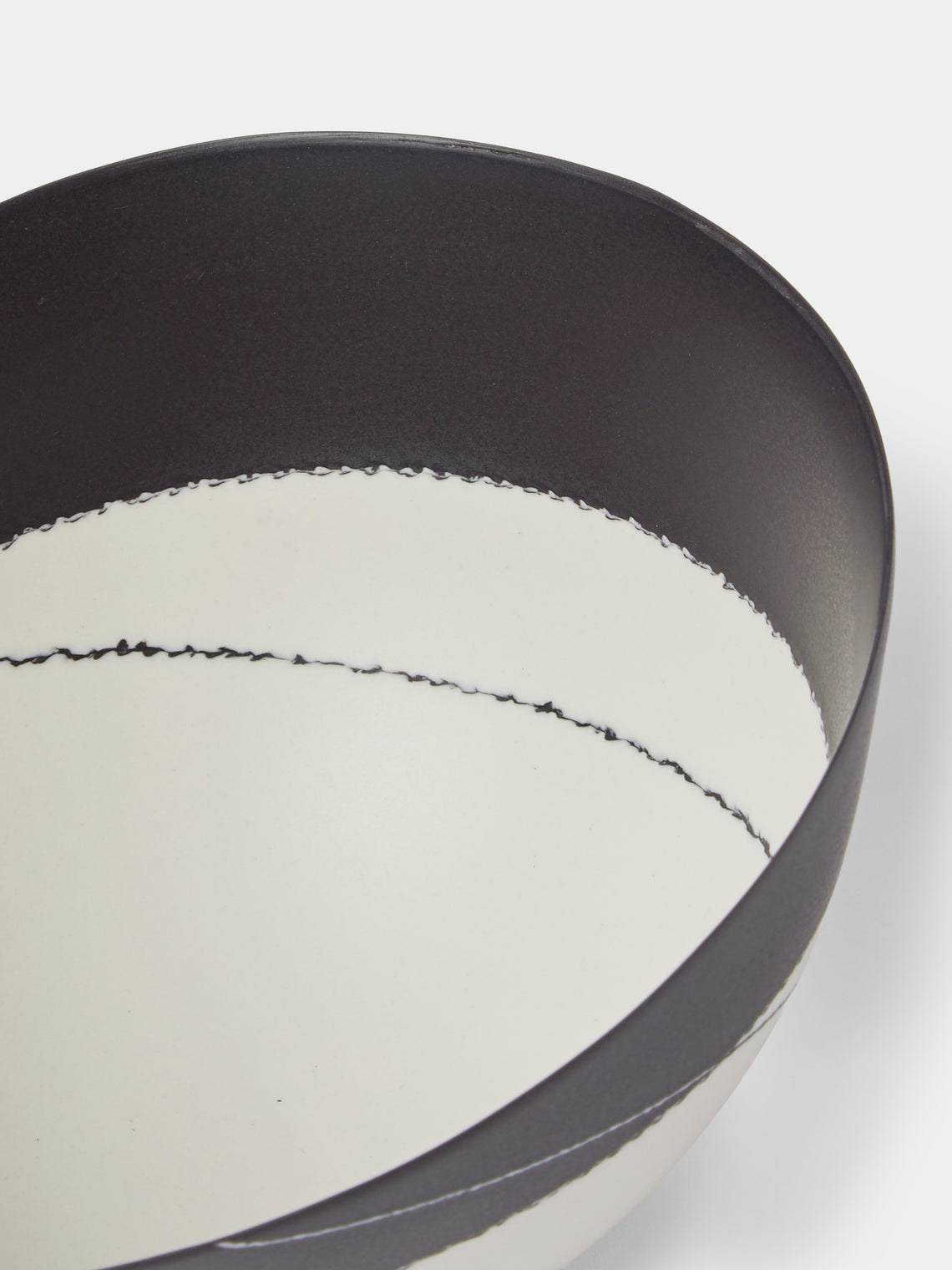 Paul James Ceramics - Fractured Reality Hand-Thrown Ceramic Bowl - White - ABASK