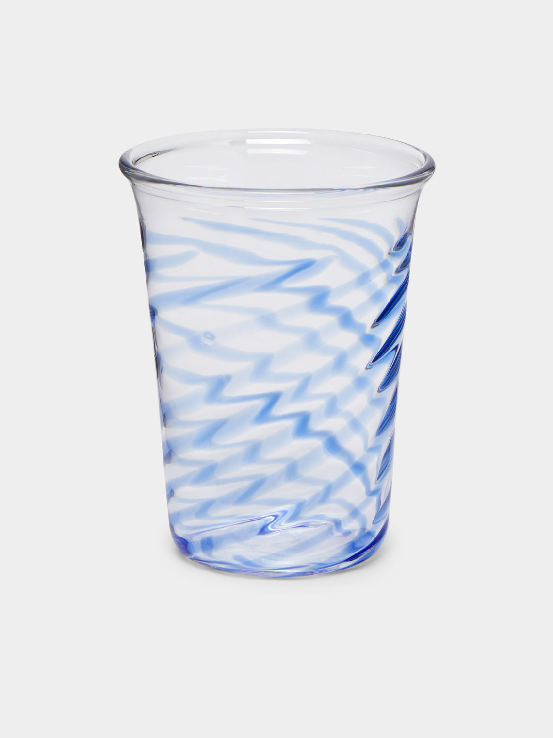 Anut - Swirl Hand-Blown Glass Tumblers (Set of 6) -  - ABASK - 
