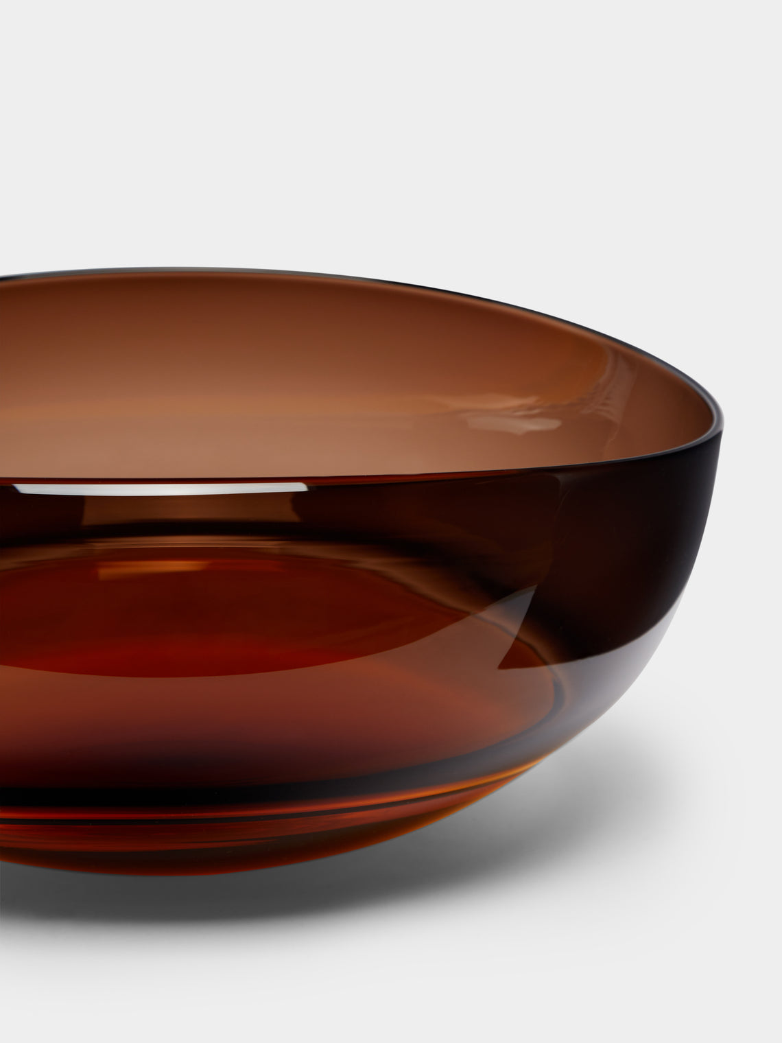 Stewart Hearn - Oval Encalmo Hand-Blown Glass Bowl -  - ABASK
