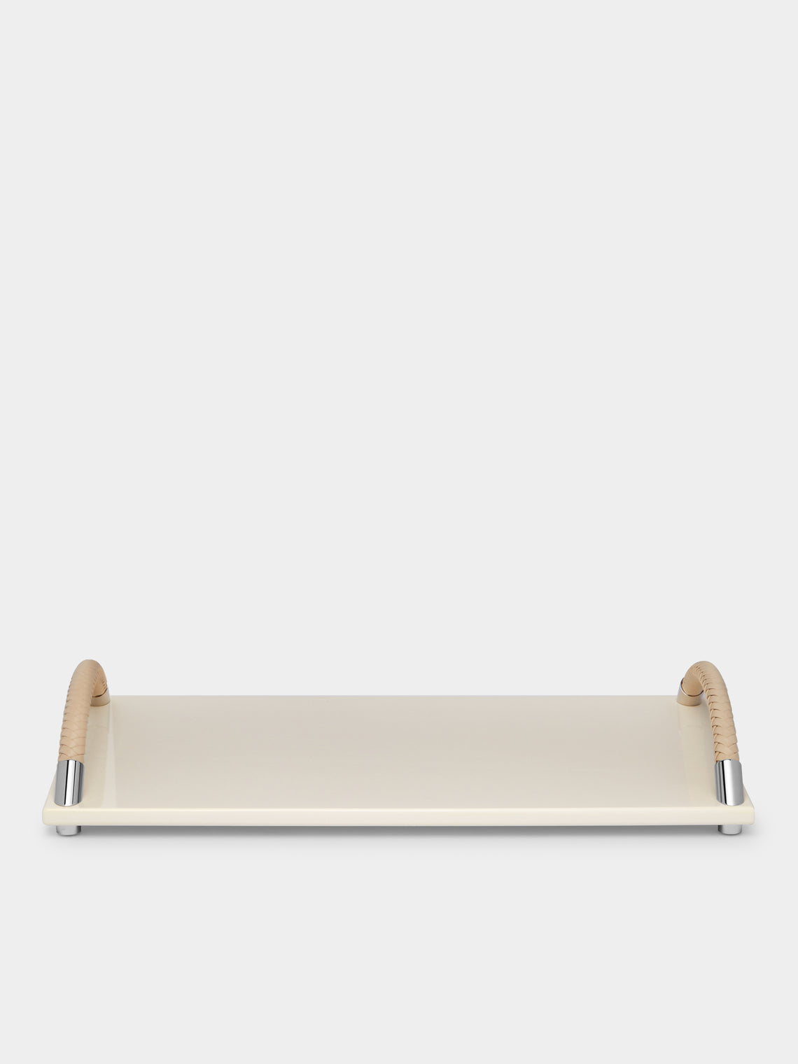 Riviere - Woven Leather Tray -  - ABASK
