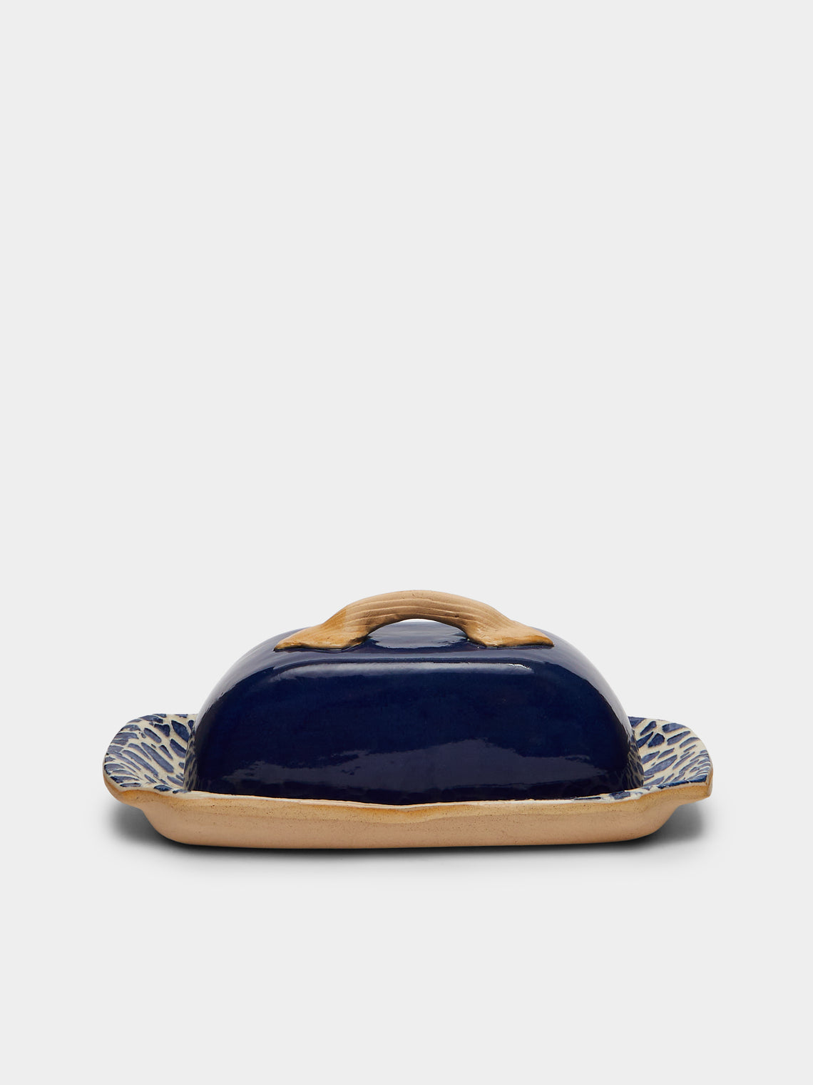 Terrafirma Ceramics - Hand-Printed Ceramic Butter Dish -  - ABASK - 
