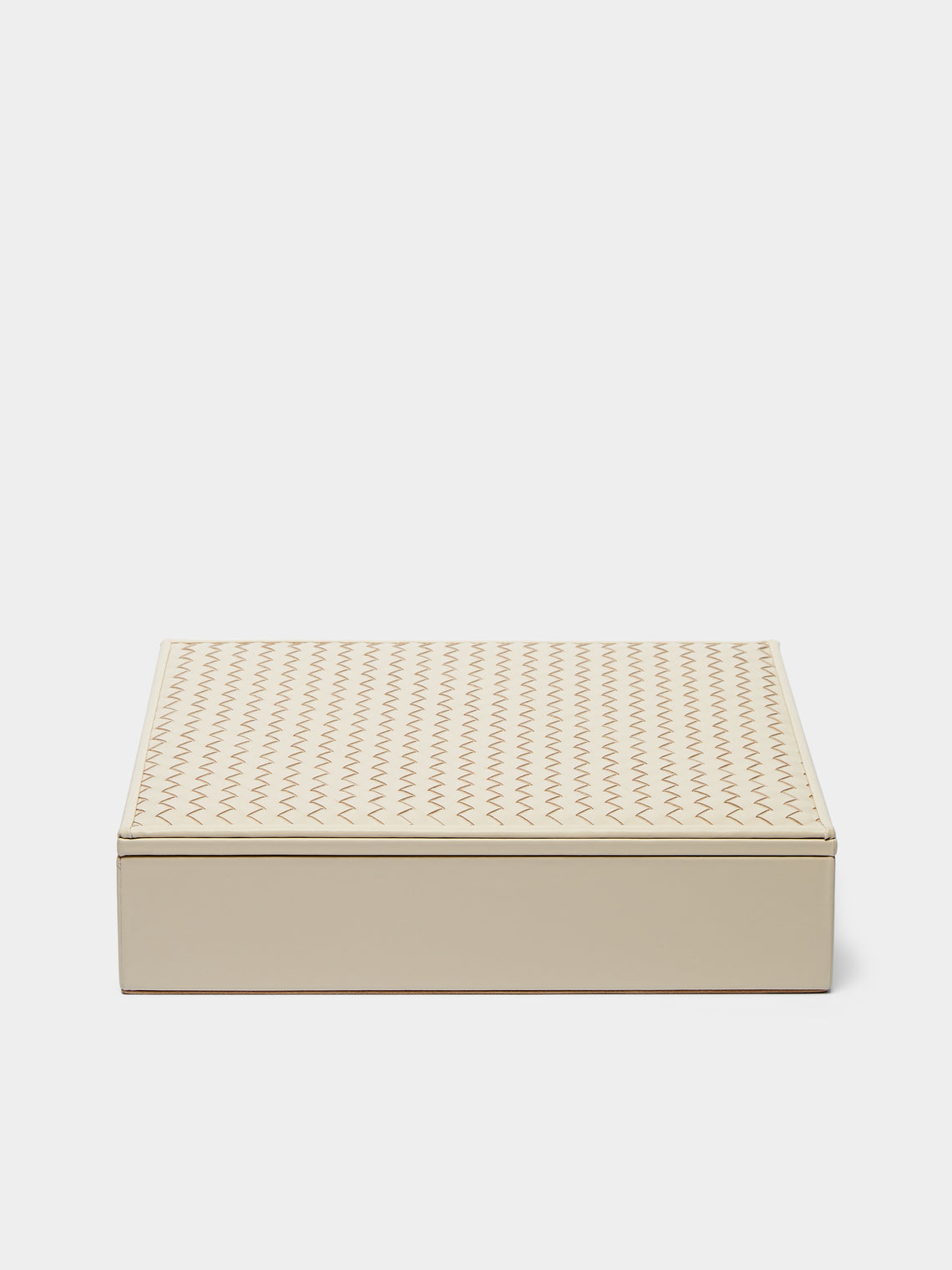 Riviere - Eva Woven Leather Poker Case -  - ABASK