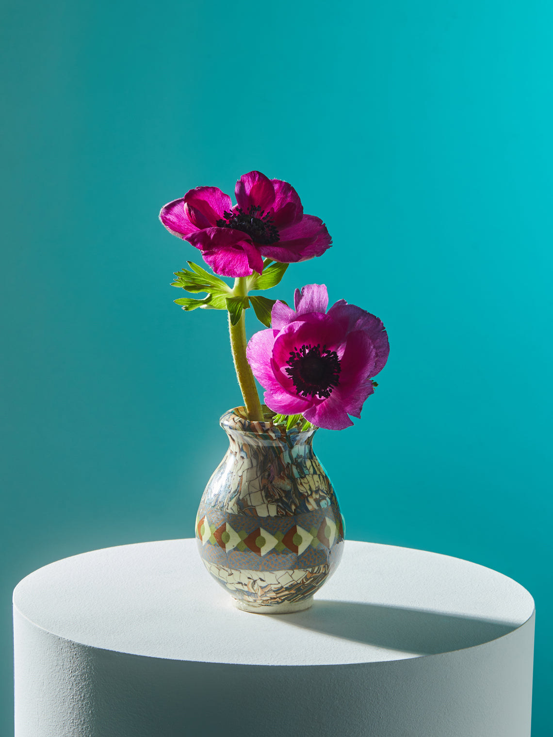 Antique and Vintage - 1950s Jean Gerbino Vallauris Ceramic Vase -  - ABASK