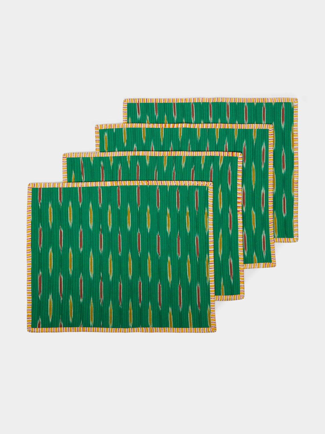 The Table Love - The Breakfast Handwoven Cotton Reversible Placemats (Set of 4) -  - ABASK