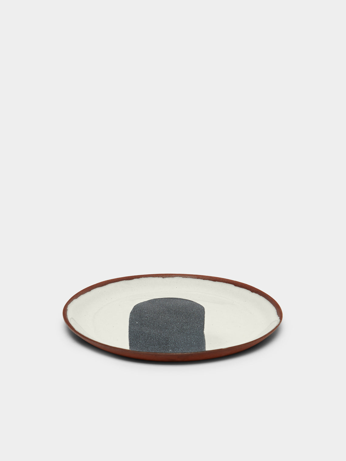 Silvia K Ceramics - Hand-Glazed Terracotta Small Plates (Set of 4) -  - ABASK