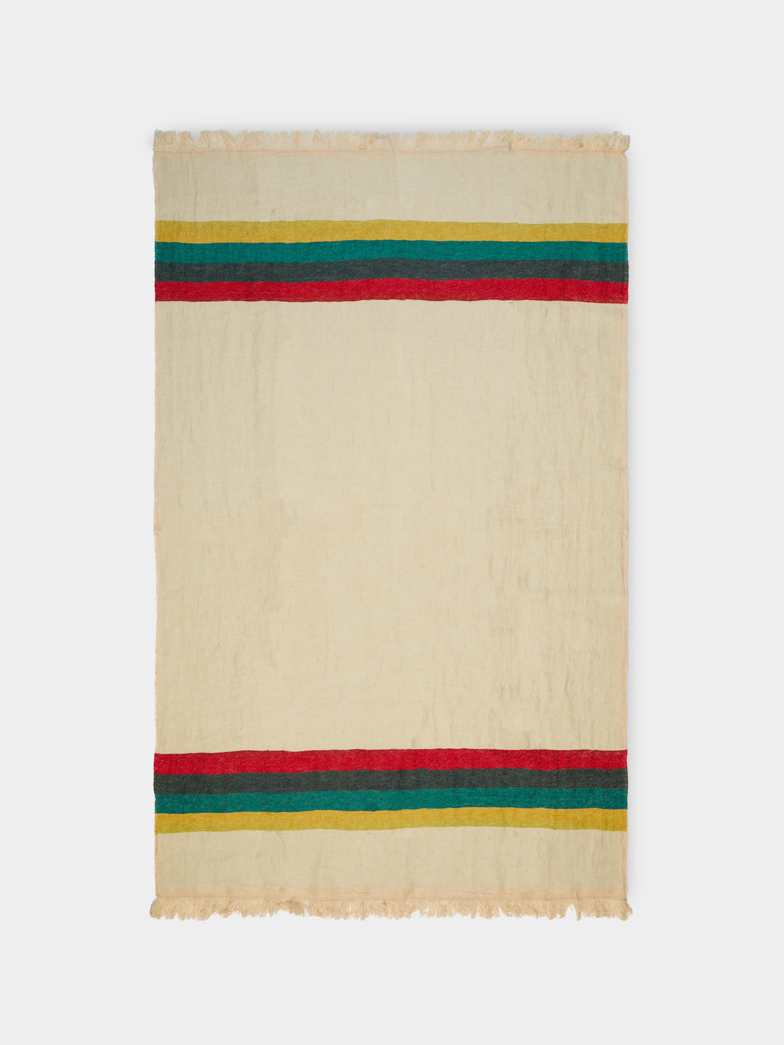 Libeco - Summer Stripe Belgian Linen Towel -  - ABASK
