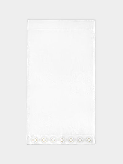 Loretta Caponi - Girandole Hand-Embroidered Bath Towel -  - ABASK - 